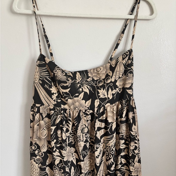 SAKS FIFTH AVENUE X RUMER THE LABEL NWT: Black Neve Black & Gold Maxi Dress - Picture 4 of 8